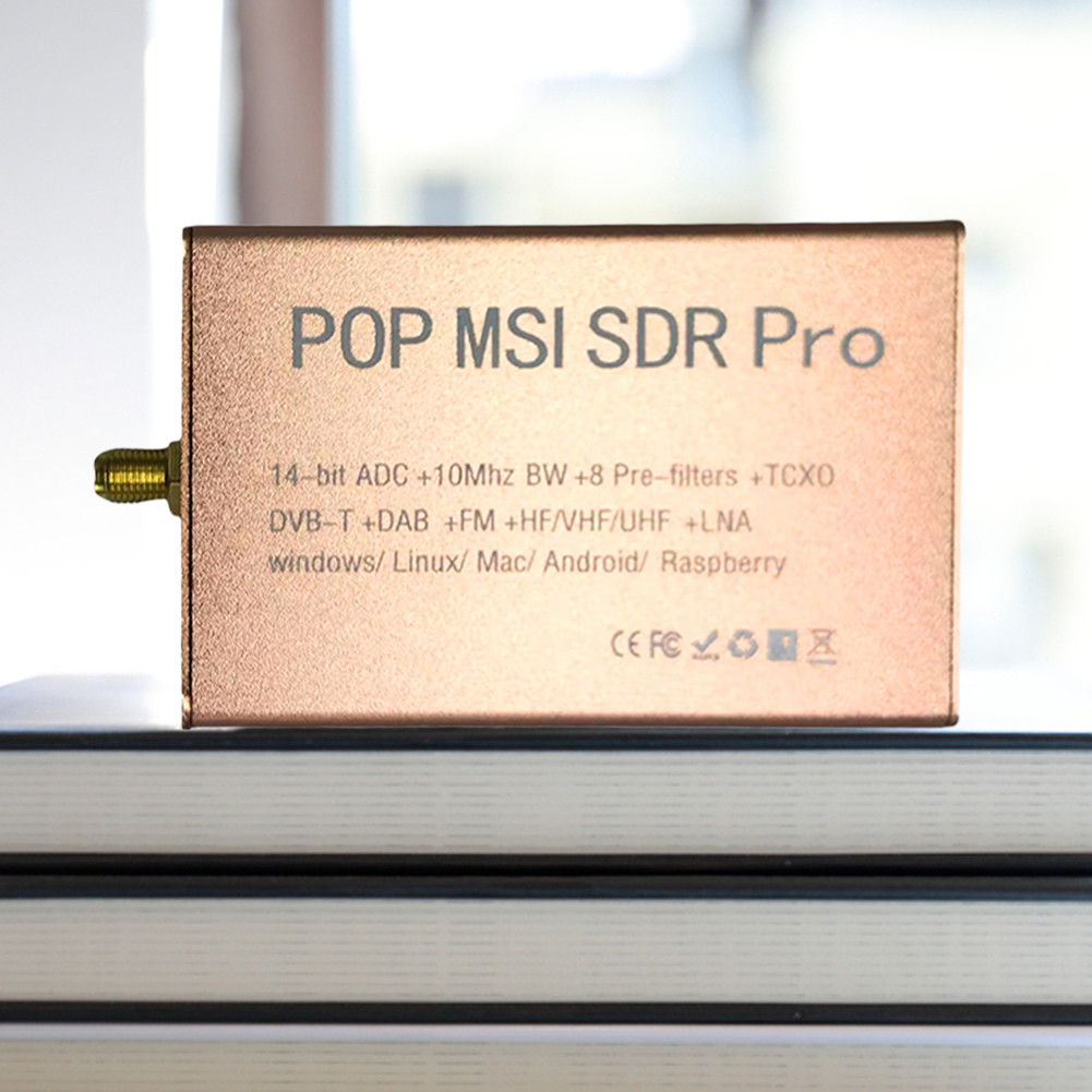 ๑POP MSI SDR Pro Software Defined Radios 14Bit HF/VHF/UHF SDR Receiver ...
