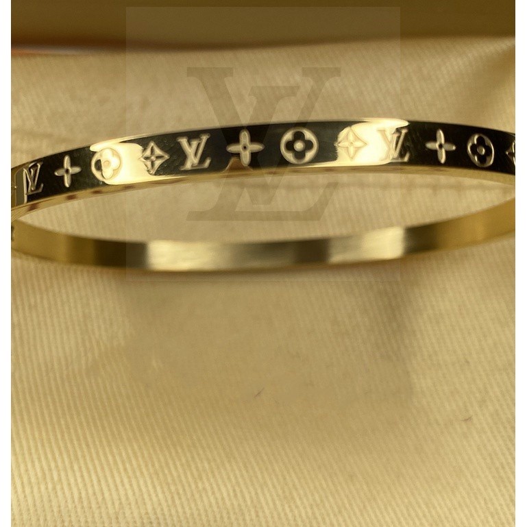 Clover LV 18K Gold Plated Bracelet