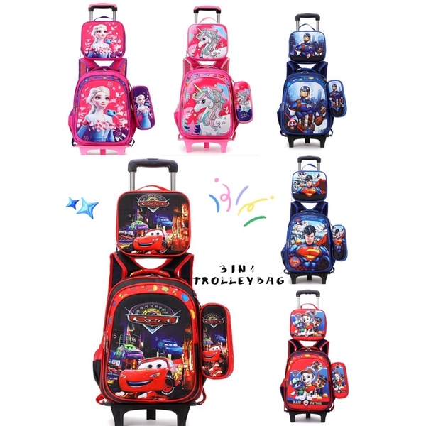 Kids school trolly bag hotsell