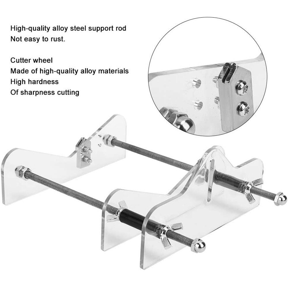 DIY Glass Cutter Glass Bottle Cutter Cutting Tool Square and Round Wine ...