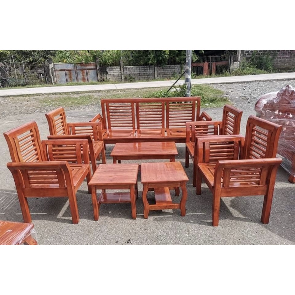 Brand New Wooden sala set Shopee Philippines