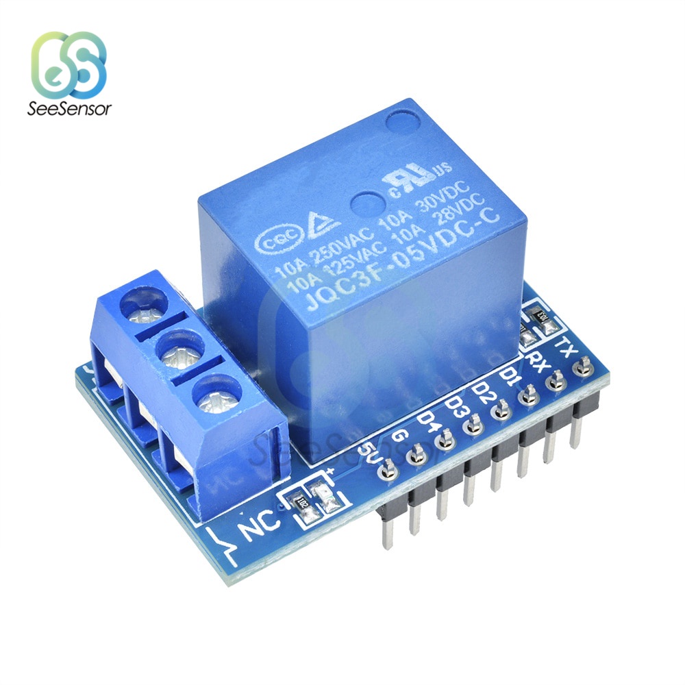 Wemos D1 Mini Relay Shield One Channel for Wemos D1 Mini Relay Module ...