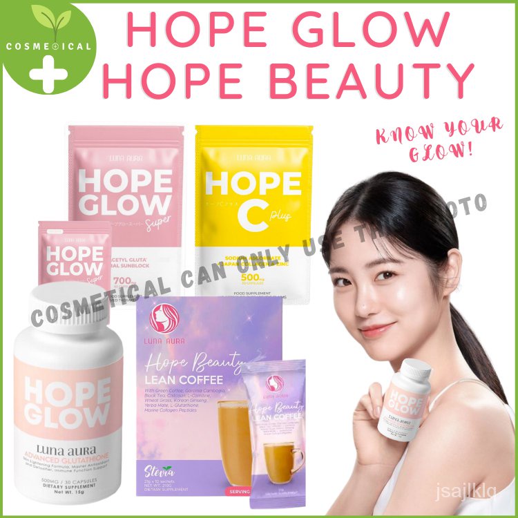 Hope Glow Luna Aura Original Collagen With Glutathione Hope Glow Super ...