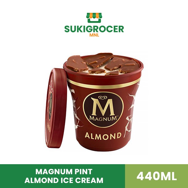 Magnum Pint Almond Ice Cream 440ml Shopee Philippines