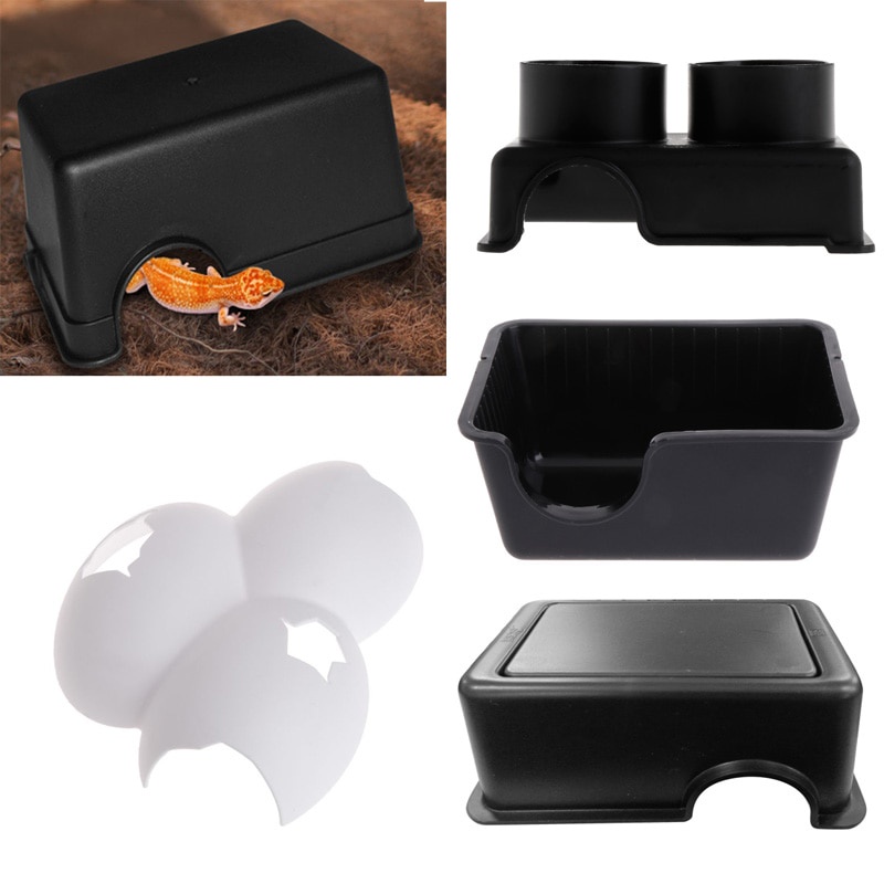 Reptile Hide Box Reptile Caves Reptile Terrarium Hide Snake Cage Box