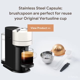 Cápsula reutilizable de acero inoxidable Vertuo Pop para Nespresso Vertuo  Next