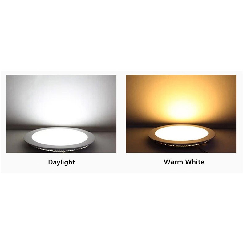 ₪VFS 3W/4W LED Panel Light Downlight Round/Square Recessed Type 3 ...