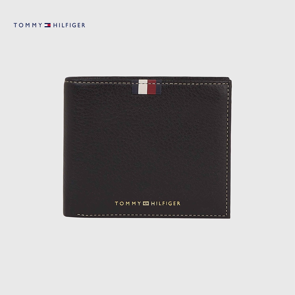 Tommy Hilfiger Men's Corporate Leather Credit Card Holder Shopee Philippines