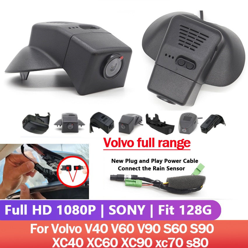 of7 Dash Cam for Volvo XC40 XC60 XC90 S60 V60 S90 V90 V40 Car Dvr 4K HD