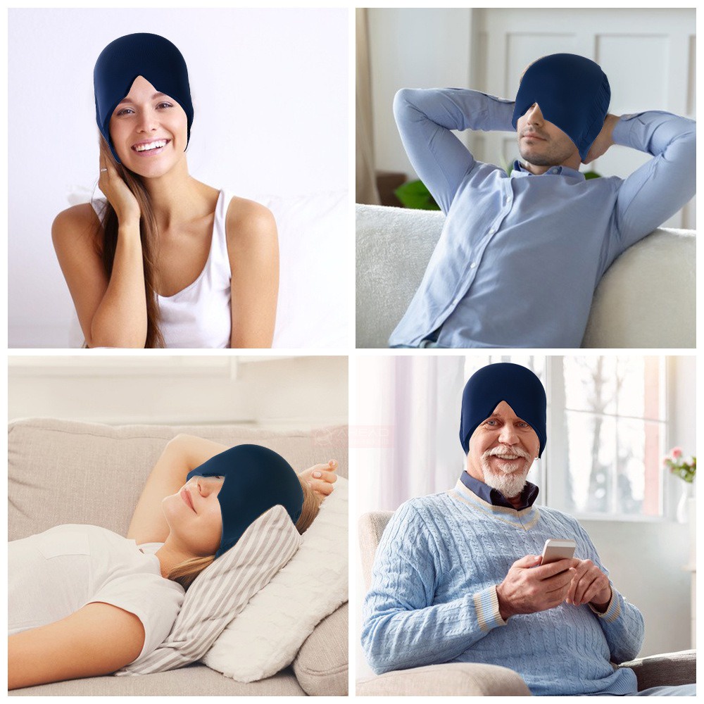 Medical Hot Cold Therapy Headache Migraine Relief Cap Wearable Therapy