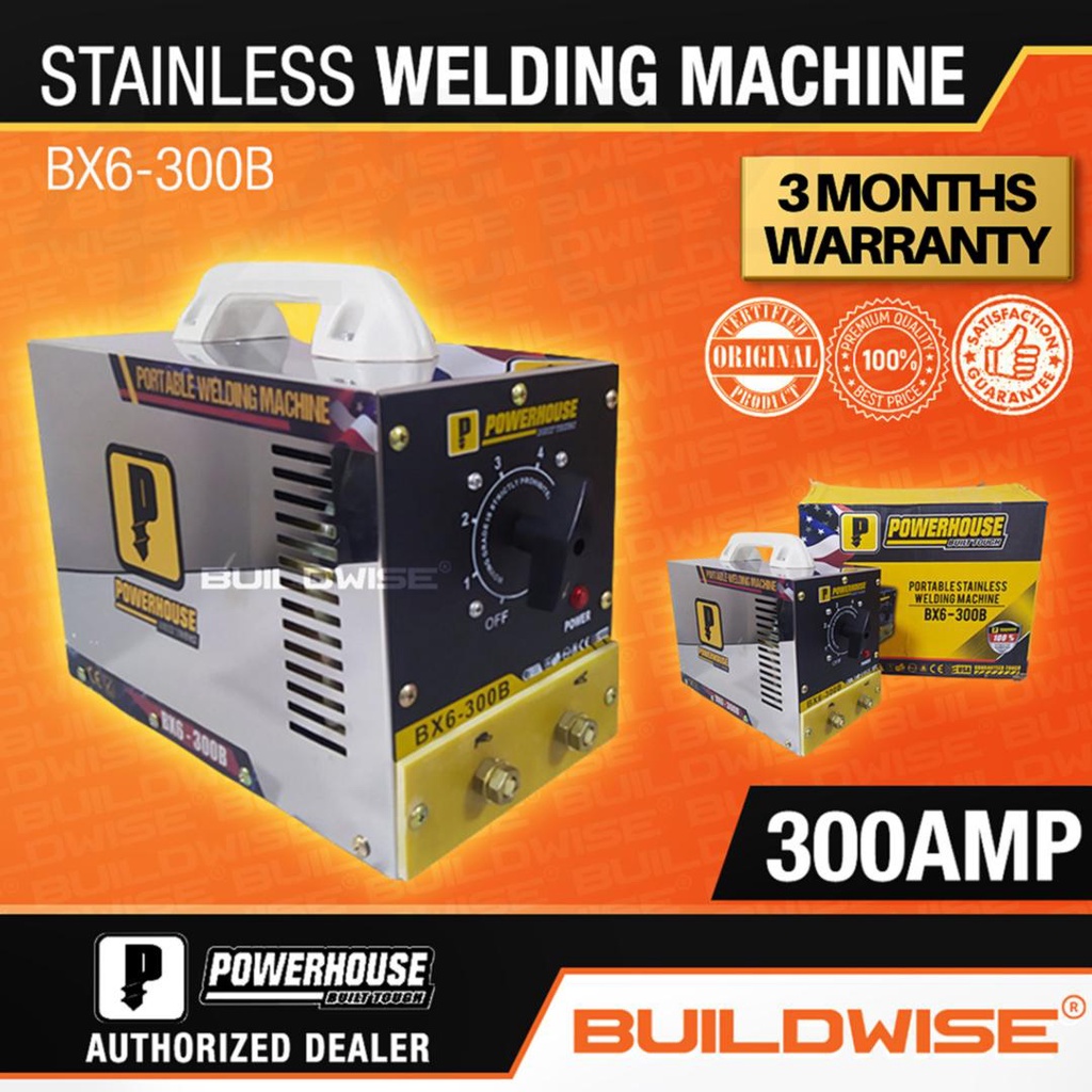 S827 Powerhouse Welding Machine 300 Amperes BX6300B 「BUILDWISE