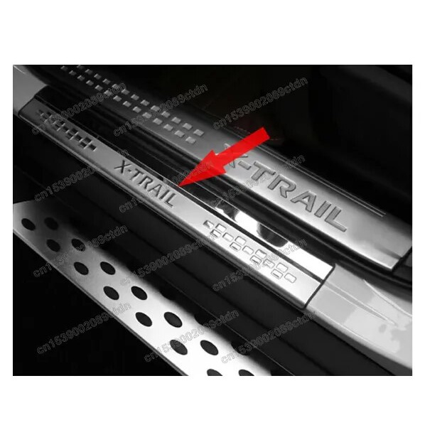 ♥stainless steel Car door cover outside door sill plate For Nissan X
