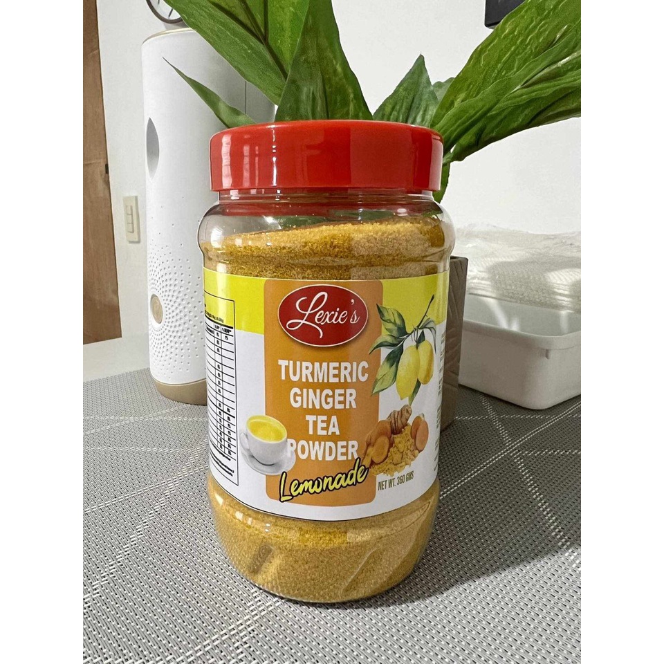 Lexies Turmeric Ginger Tea Lemonade Powder 360G Shopee Philippines