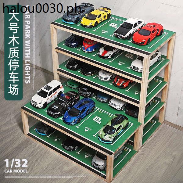 1 32 Toy Car Display Stand Parking Lot Display MultiLayer Storage Alloy Car Model