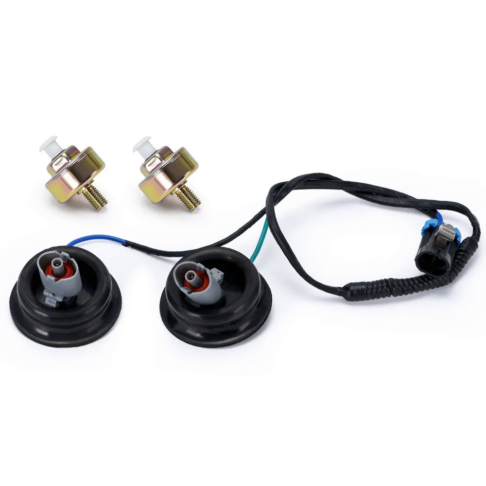 Ψdual Knock Sensors With Wiring Harness Kit For Chevy Suburban Silverado Avalanche Tahoe Gmc 1728