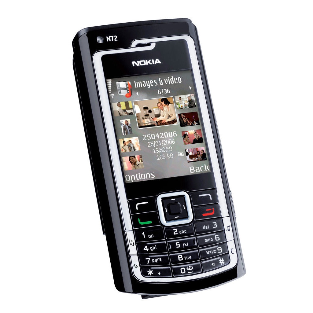 For Nokia N72 Legit Openline Mobile Cell Phone T9 Keyboard GSM Keypad ...