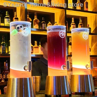 3L Beer Tower Dispenser Cold Juice Drink Tower Beer Tap for Restaurant Bar  Party