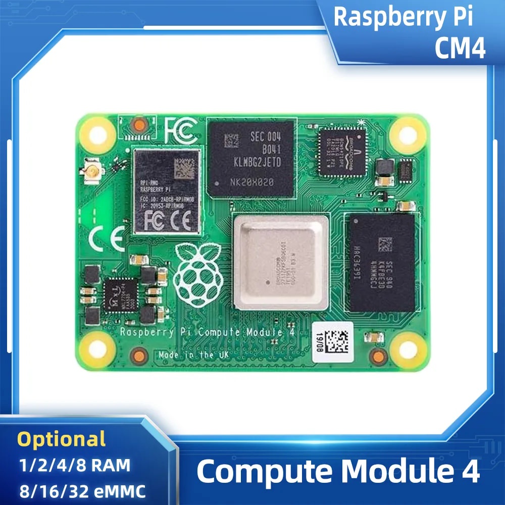 Raspberry Pi CM4 Compute Module 4 Optional 1 / 2 / 4 / 8 GB RAM Lite ...