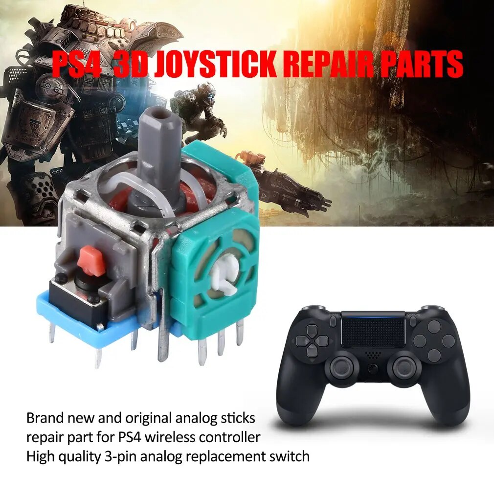 3D Analog Potentiometers Joystick Thumb Grip For XBOX One PS4 Pro