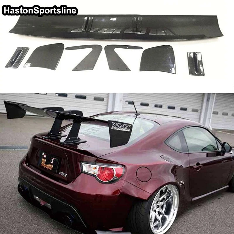 Gt Brz Voltex Style Real Carbon Fiber Car Rear Trunk Spoiler Wing For