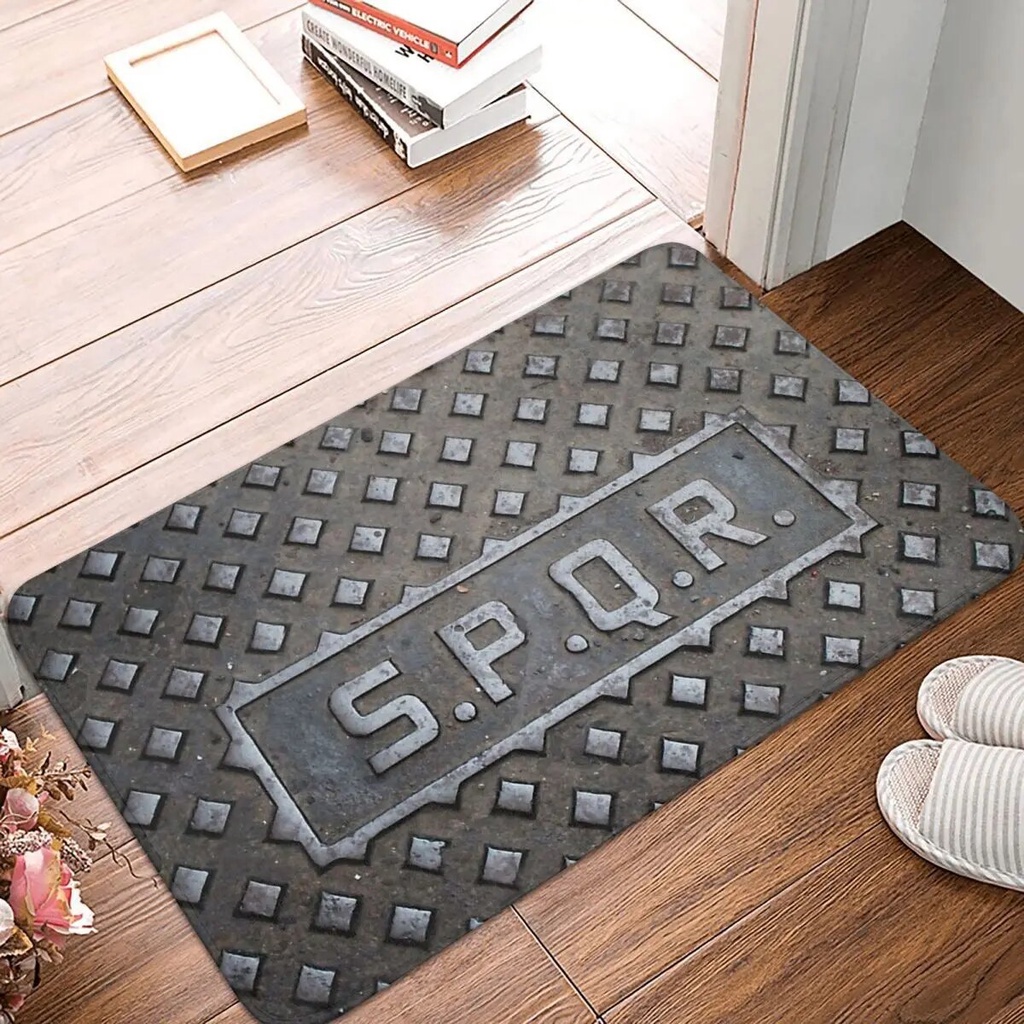 Ancient Rome Kitchen Non-Slip Carpet SPQR Senatus Populusque Romanus ...