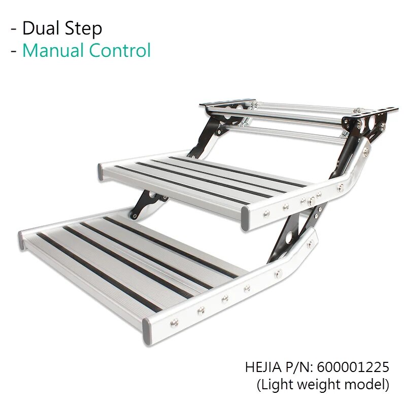 Heyrv Rv Manual Two Step Non Slip Coach Stair For Caravan Camper Motorhome Trailer X Shopee