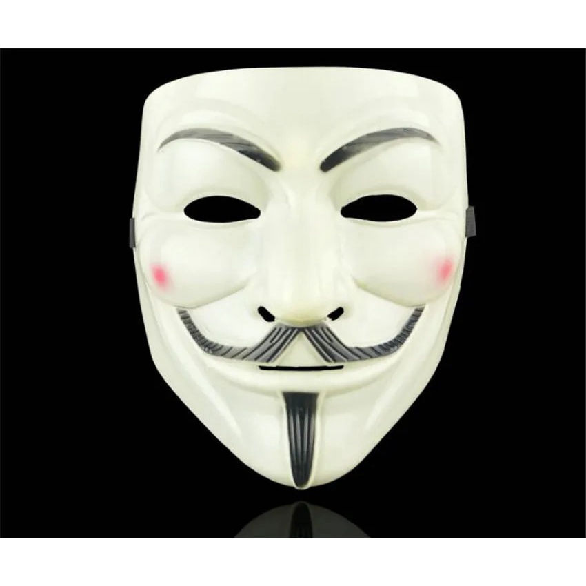 ⊹Halloween Masks V for Vendetta Mask Guy Fawkes Anonymous Fancy Dress ...