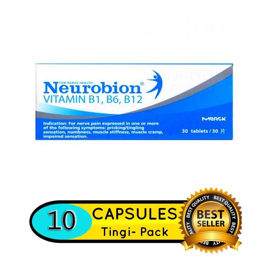 Neurobion Vitamin B complex Tingi pack of 10 tablets Shopee Philippines
