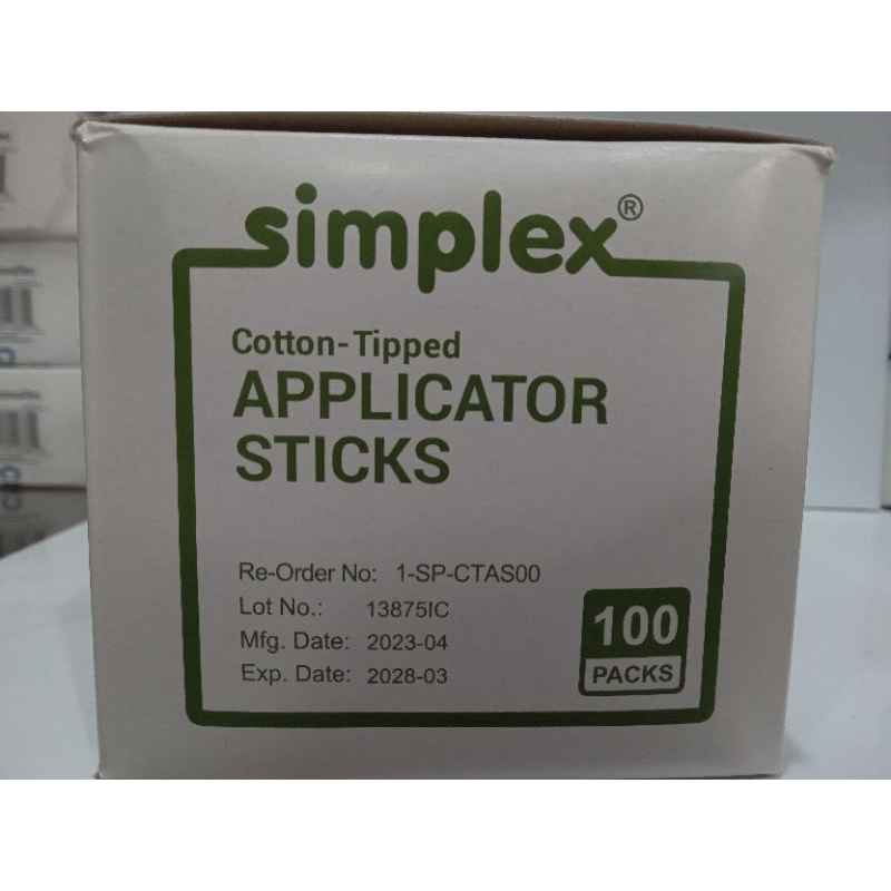 Cotton tipped Applicator Sticks (100pcs) | Shopee Philippines