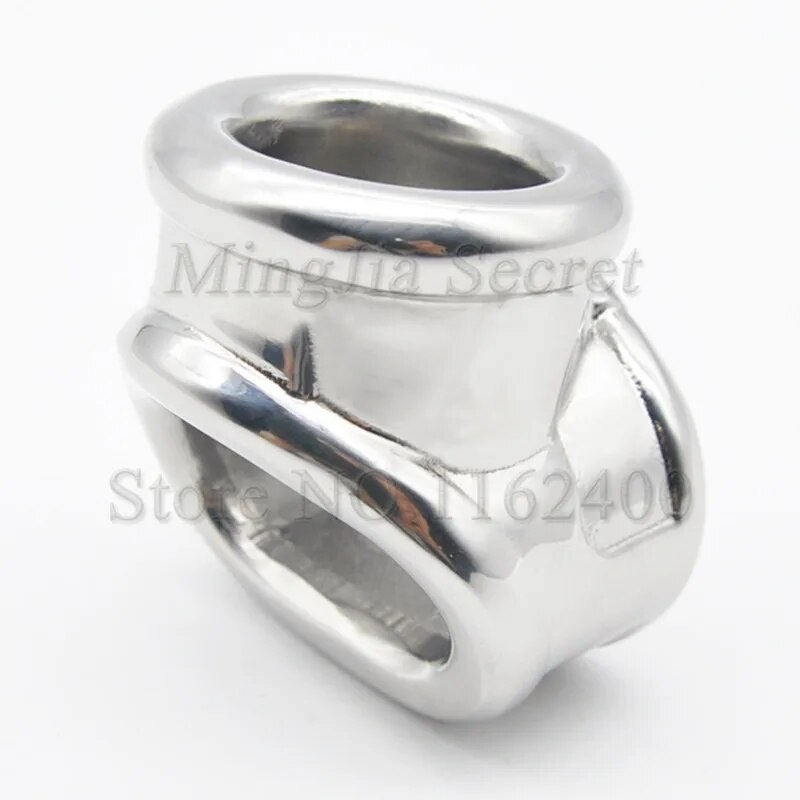 Stainless Steel Male Chastity Belt,Scrotum Pendant Penis Rings,Testis ...