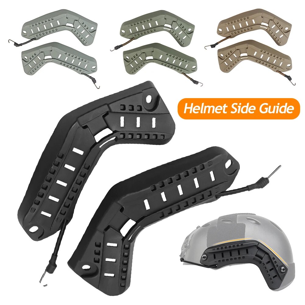 Fast Helmet Rail Mount Tactical Helmet Accessory ARC Side Guide Helmet ...