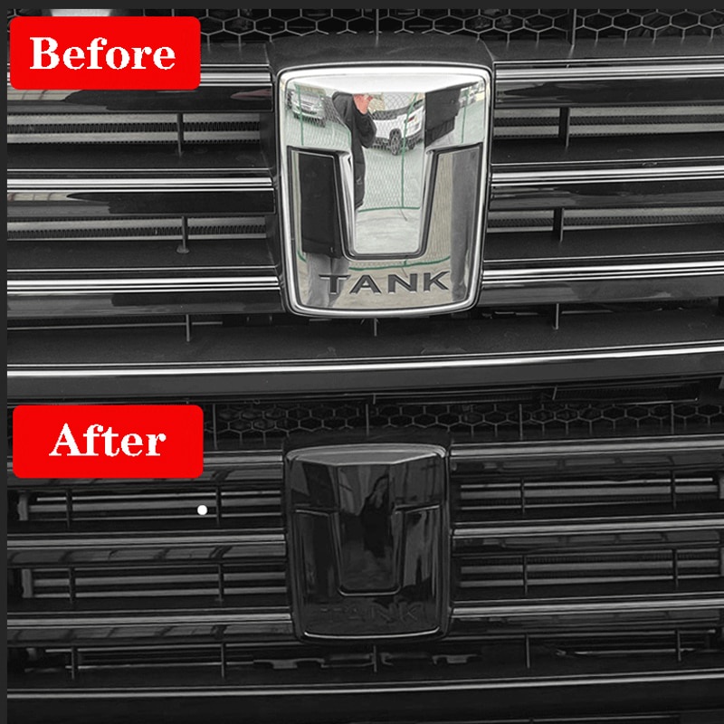 Great Wall GWM WEY Tank 300 20-23 3D ABS Sticker Car Front Emblem Badge ...