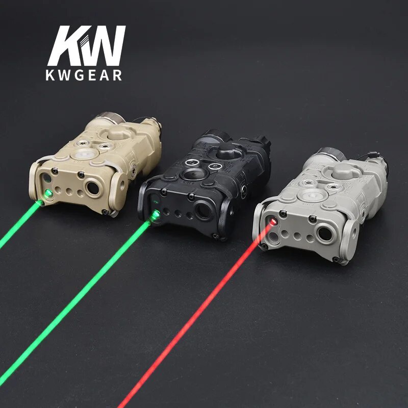 Tactical DBAL PEQ Base Version NGAL Laser Flash Light Red Dot Green