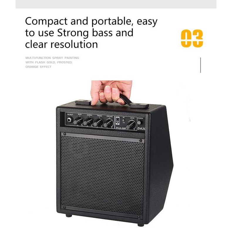 Minsine DM20 40W DRUM AMPLIFIER (DRUM/ KEYBOARD AMP) Electronic Drum