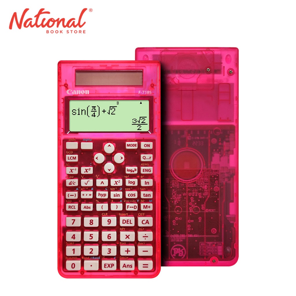 Canon Scientific Calculator F718S Transparent 264 Functions School