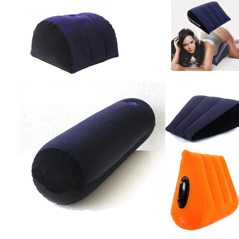 ┲inflatable Sex Love Pillow Cushion Adult Sexy Aid Body Positions Support Furniture Couple Air M