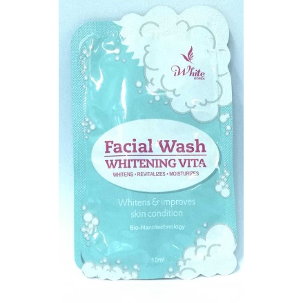 IWHITE KOREA FACIAL WASH 10ML Shopee Philippines