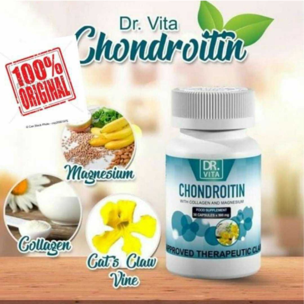 Dr. Vita CHONDROITIN with Collagen and Magnesium 500mg x 30 capsules