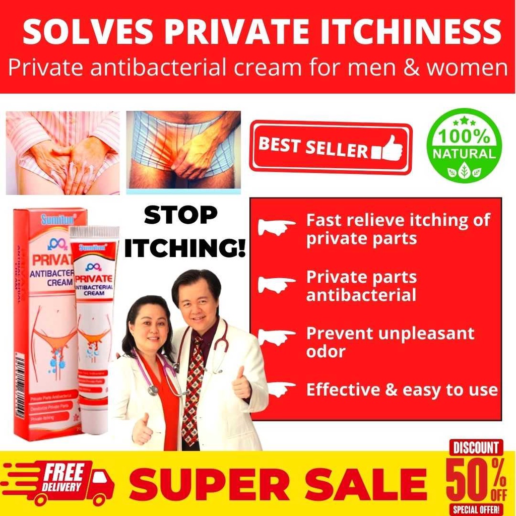 PRIVATE ANTIBACTERIAL CREAM itching antifungal cream UNISEX ointment