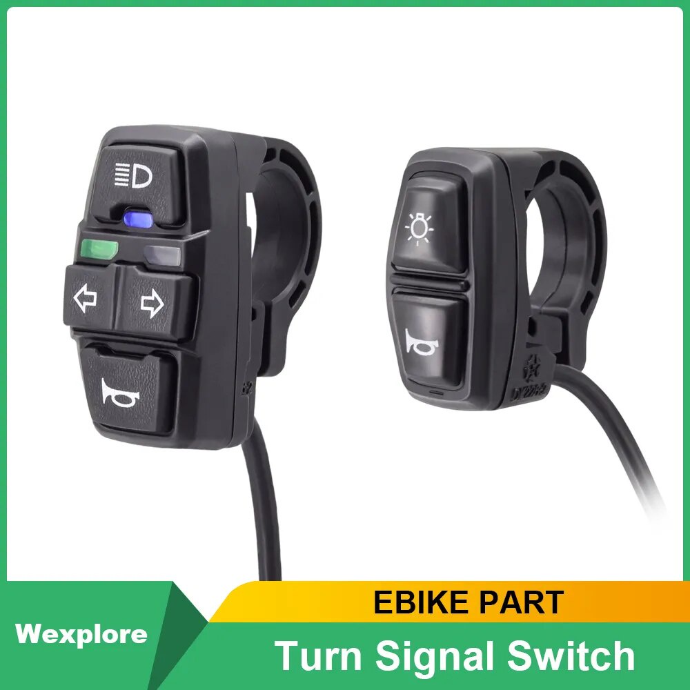 Ebike Turn Signal Rear Light Switch for E-Bike Headlight Horn Switch ...