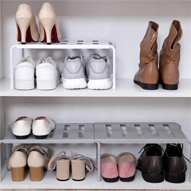 ABS Extensible Shoe Rack Storage Shelf Shoe Organizer Holder Under Sink ...