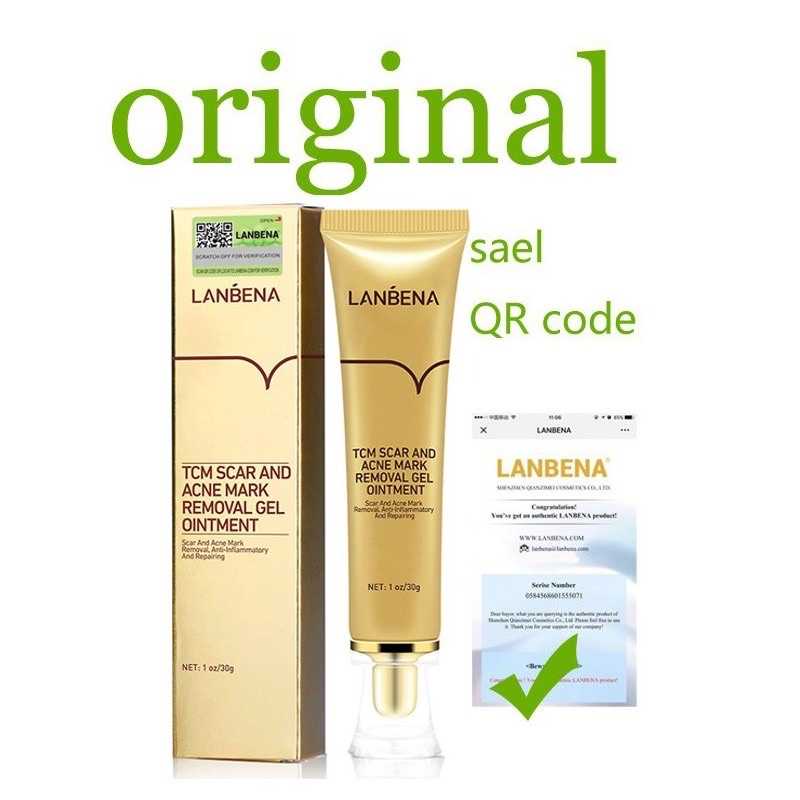 original Lanbena Tcm Acne Scar Mark Removal Gel Ointment 30G Shopee
