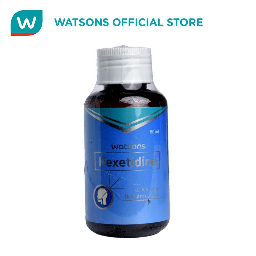 WATSONS Hexetidine Oral Antiseptic Mouthwash 60ml Shopee Philippines