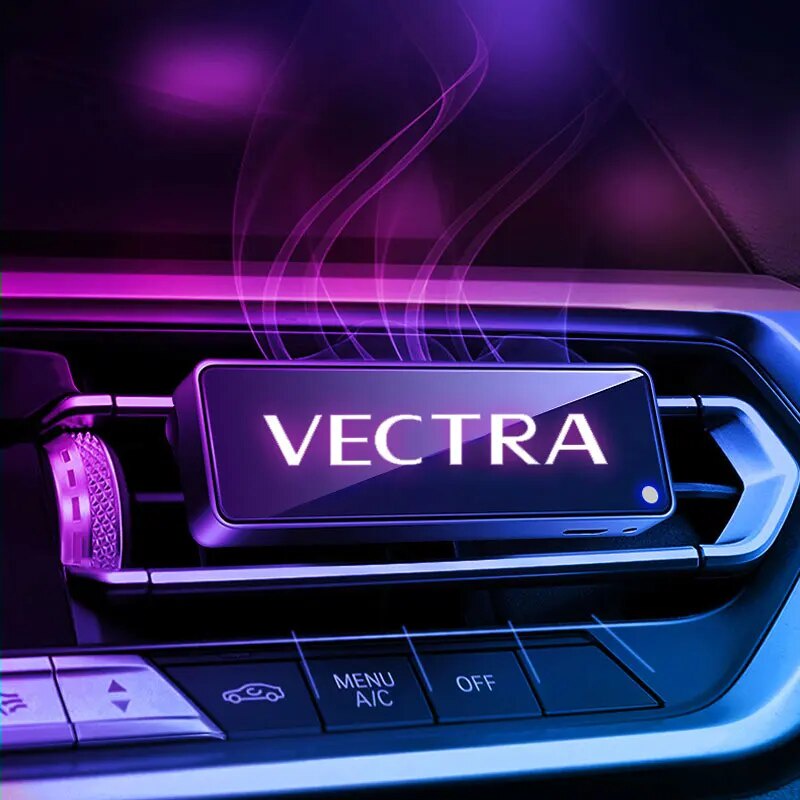 Car air outlet aromatherapy perfume glowing colorful LED atmosphere ...