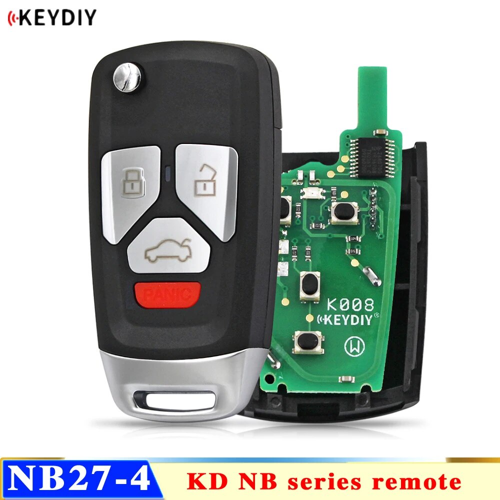 KEYDIY Original NB-Series Multi-functional Universal Remote Key NB27-4 ...