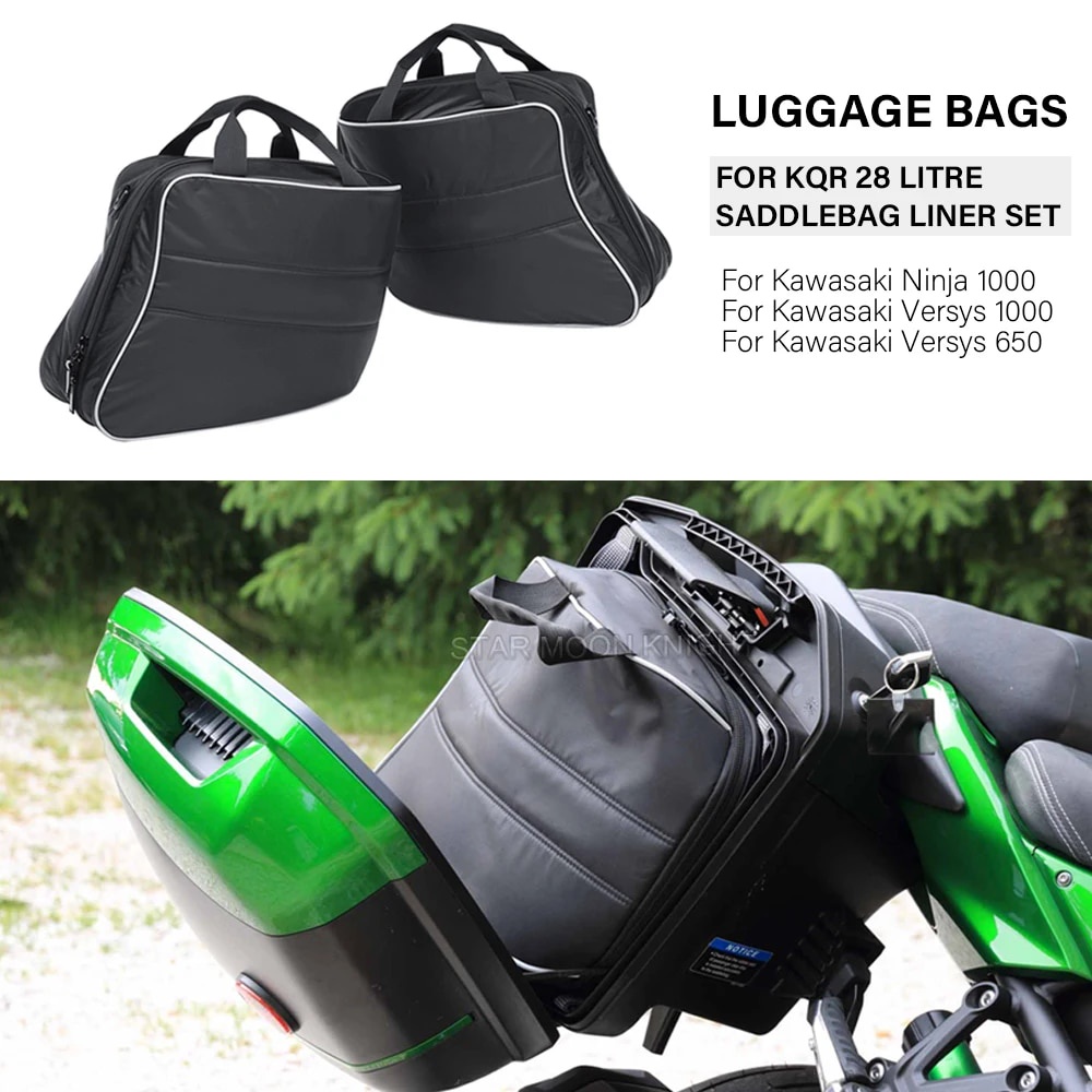 】For Kawasaki Versys 1000 650 Ninja 1000 H2 SX Motorcycle Saddle Bags