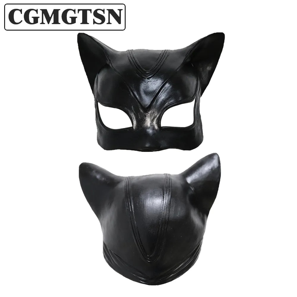 Cgmgtsn Woman Sexy Cat Selina Kyle Mask Bruce Wayne Cosplay Costume