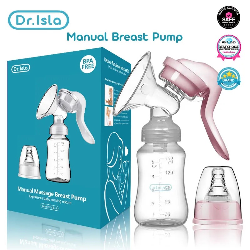 Dr.isla Breast Pump Baby Nipple Manual Suction Milk Pump Feeding ...