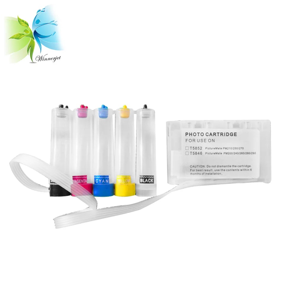 Winnerjet T5852 Empty Continuous Ink Supply System CISS for EPSON PM210 ...