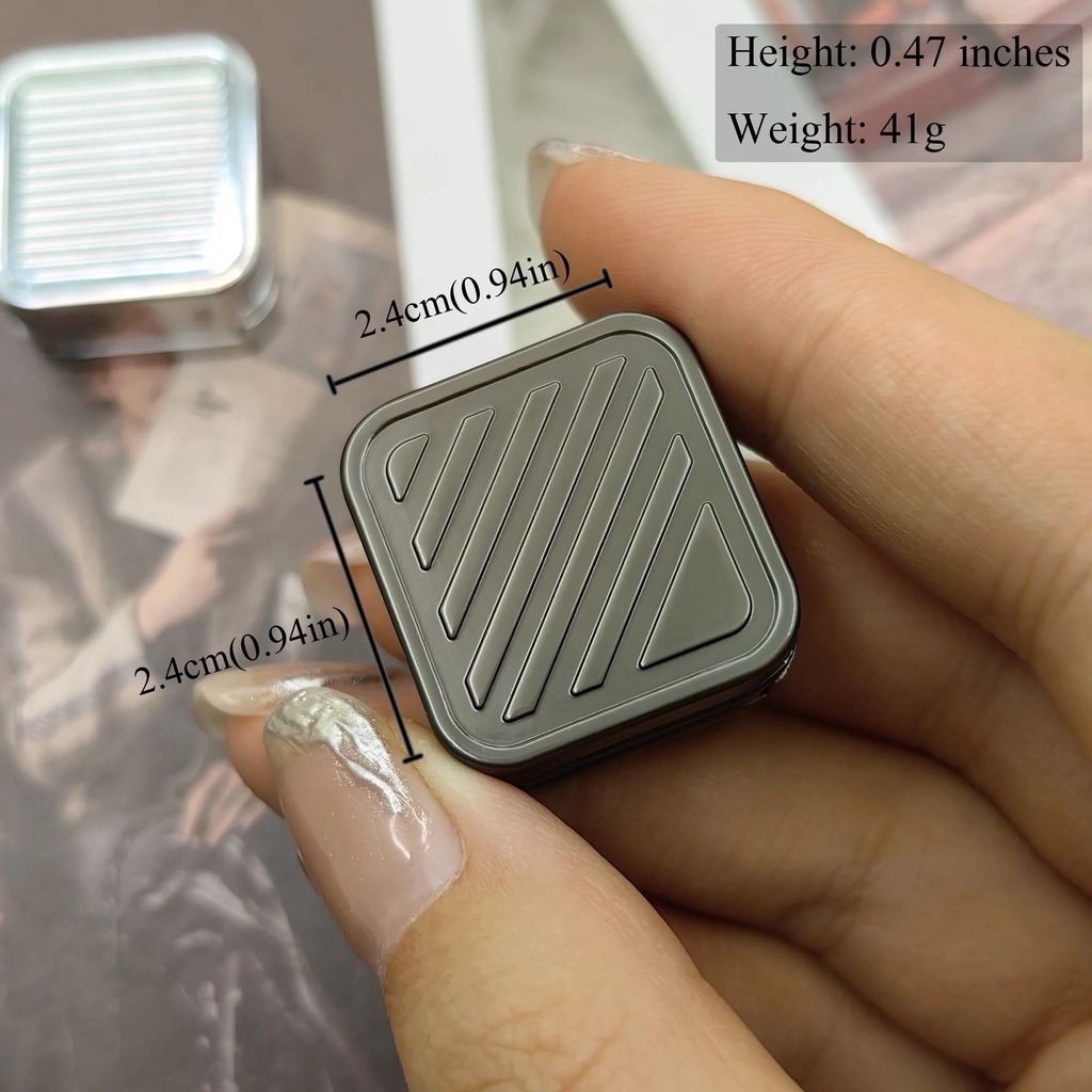 Mini Push Card Magnetic Slider EDC Fidget Slider Metal ADHD Anti Stress ...